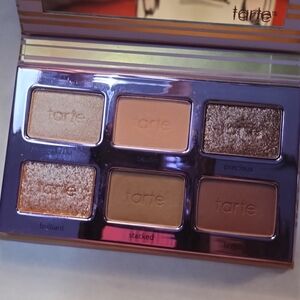Tarte Eyeshadow Palette Jewel.  Neutral Shades With two Shimmer Shades.